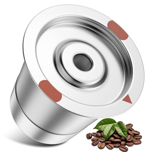 Stainless Steel Coffee Filters 2 pods + 100 paper filters